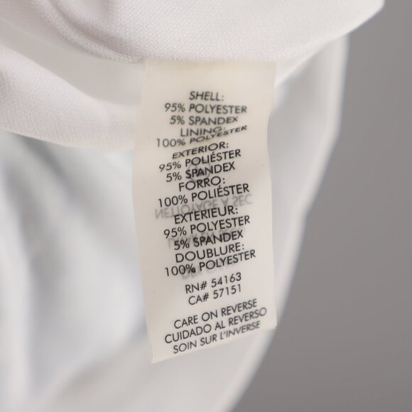 NWT CALVIN KLEIN Faux Wrap Stretch Sheath Dress Printed Blue Multi Size 20W - Picture 10 of 10